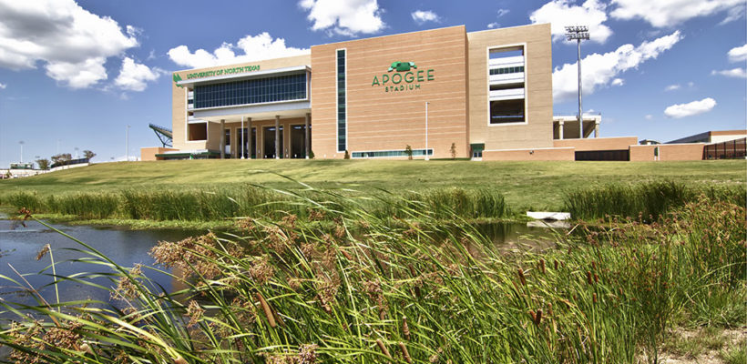 001_FEATURED-UNT-Apogee-Stadium-Pond